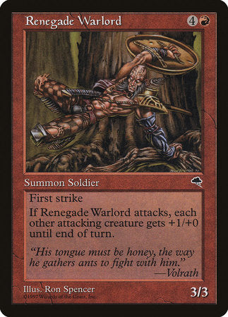 Renegade Warlord [Tempest] | Spectrum Games