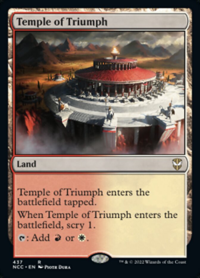 Temple of Triumph [Streets of New Capenna Commander] | Spectrum Games