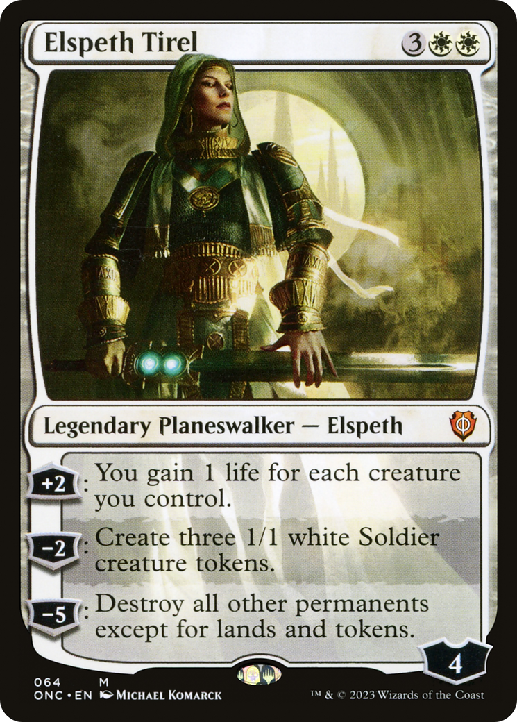 Elspeth Tirel [Phyrexia: All Will Be One Commander] | Spectrum Games