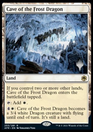 Cave of the Frost Dragon (Promo Pack) [Dungeons & Dragons: Adventures in the Forgotten Realms Promos] | Spectrum Games