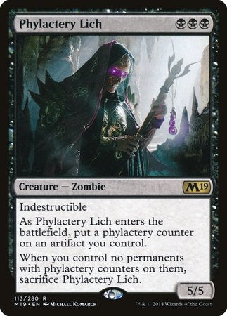 Phylactery Lich [Core Set 2019] | Spectrum Games