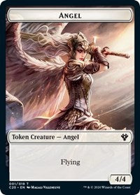 Angel // Elemental (010) Double-sided Token [Commander 2020 Tokens] | Spectrum Games