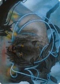 Bind the Monster Art Card [Kaldheim: Art Series] | Spectrum Games
