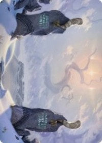 Snow-Covered Plains (276) Art Card [Kaldheim: Art Series] | Spectrum Games