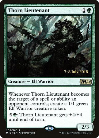 Thorn Lieutenant [Core Set 2019 Promos] | Spectrum Games