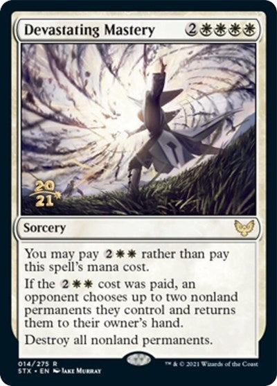 Devastating Mastery [Strixhaven: School of Mages Prerelease Promos] | Spectrum Games