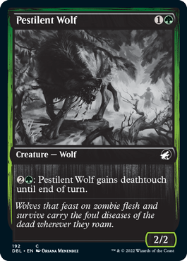 Pestilent Wolf [Innistrad: Double Feature] | Spectrum Games