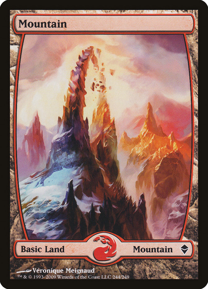 Mountain (244) [Zendikar] | Spectrum Games