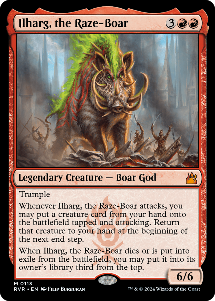 Ilharg, the Raze-Boar [Ravnica Remastered] | Spectrum Games