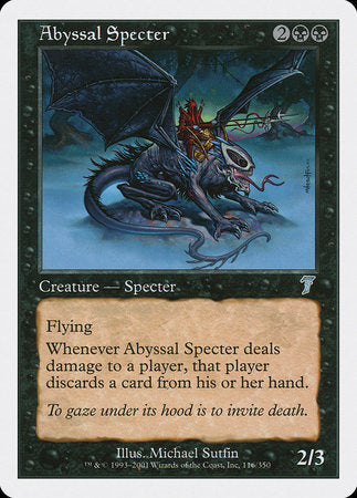 Abyssal Specter [Seventh Edition] | Spectrum Games