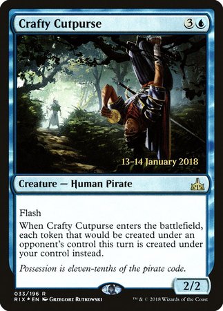 Crafty Cutpurse [Rivals of Ixalan Promos] | Spectrum Games