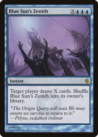 Blue Sun's Zenith [Mirrodin Besieged] | Spectrum Games