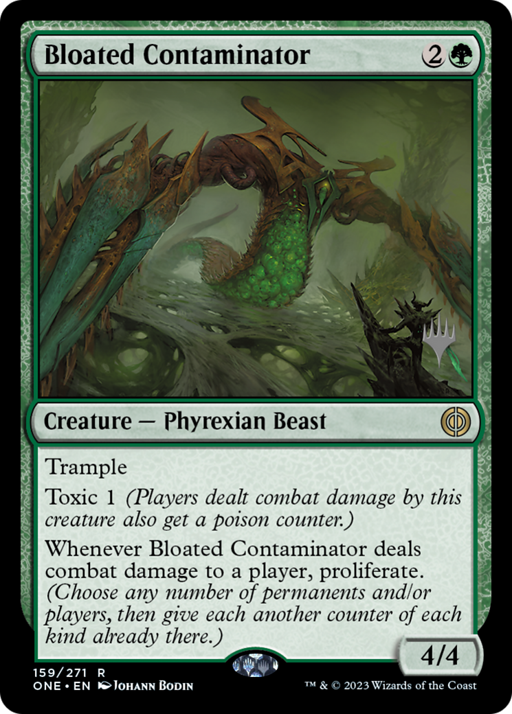 Bloated Contaminator (Promo Pack) [Phyrexia: All Will Be One Promos] | Spectrum Games