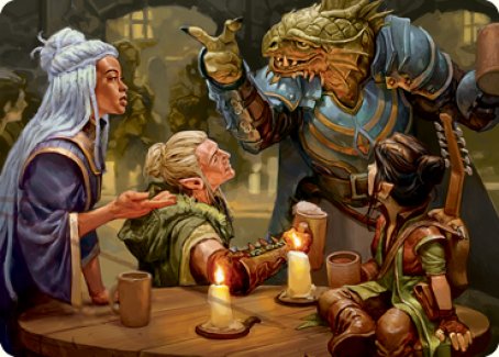 You Meet in a Tavern Art Card [Dungeons & Dragons: Adventures in the Forgotten Realms Art Series] | Spectrum Games