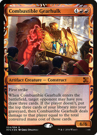 Combustible Gearhulk [Kaladesh Inventions] | Spectrum Games