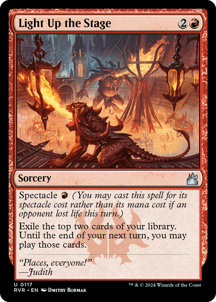 Light Up the Stage [Ravnica Remastered] | Spectrum Games