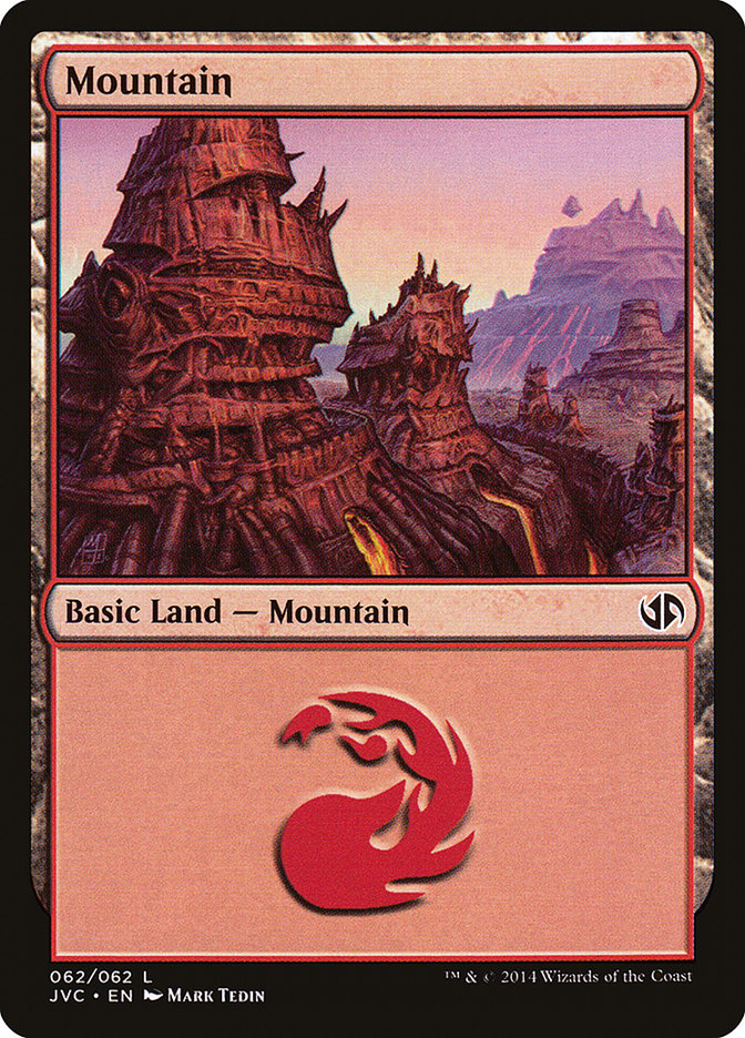 Mountain (62) [Duel Decks Anthology] | Spectrum Games