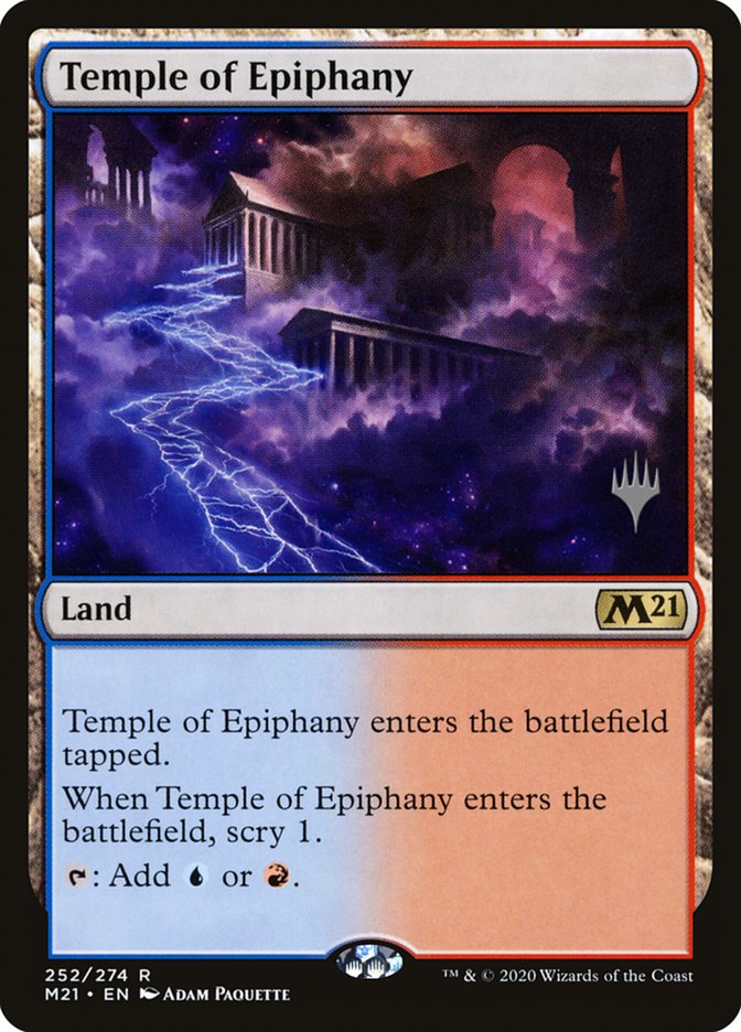 Temple of Epiphany (Promo Pack) [Core Set 2021 Promos] | Spectrum Games