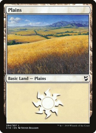 Plains (294) [Commander 2018] | Spectrum Games