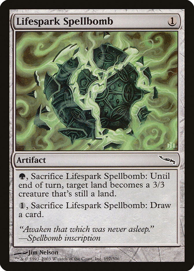 Lifespark Spellbomb [Mirrodin] | Spectrum Games