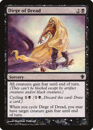 Dirge of Dread [Commander 2013] | Spectrum Games