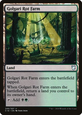 Golgari Rot Farm [Commander 2018] | Spectrum Games