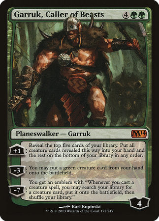 Garruk, Caller of Beasts [Magic 2014] | Spectrum Games