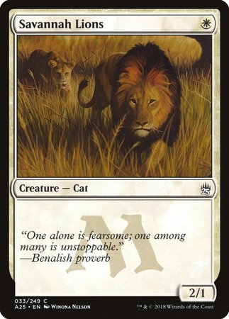 Savannah Lions [Masters 25] | Spectrum Games