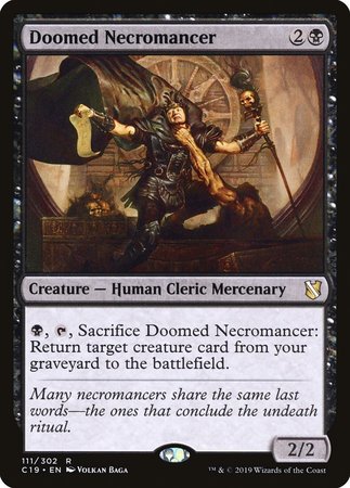 Doomed Necromancer [Commander 2019] | Spectrum Games