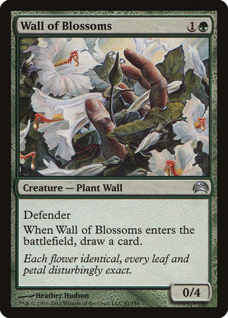 Wall of Blossoms [Planechase 2012] | Spectrum Games
