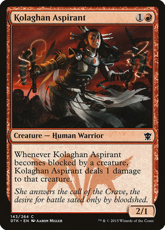 Kolaghan Aspirant [Dragons of Tarkir] | Spectrum Games