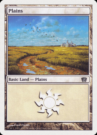 Plains (334) [Eighth Edition] | Spectrum Games