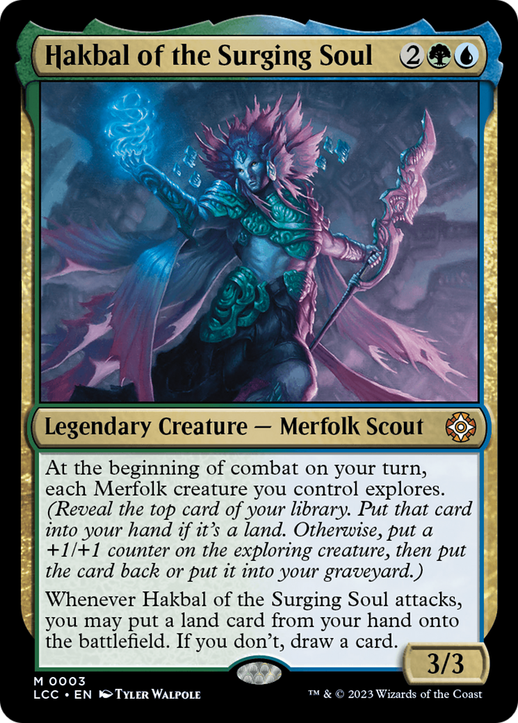 Hakbal of the Surging Soul [The Lost Caverns of Ixalan Commander] | Spectrum Games