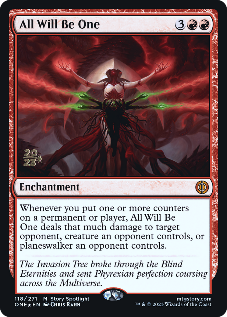 All Will Be One [Phyrexia: All Will Be One Prerelease Promos] | Spectrum Games