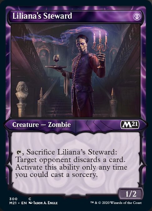 Liliana's Steward (Showcase) [Core Set 2021] | Spectrum Games