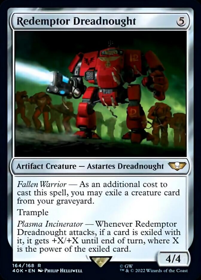 Redemptor Dreadnought (Surge Foil) [Universes Beyond: Warhammer 40,000] | Spectrum Games