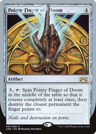Pointy Finger of Doom [Unsanctioned] | Spectrum Games