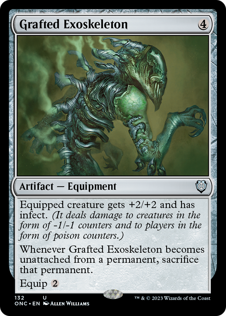 Grafted Exoskeleton [Phyrexia: All Will Be One Commander] | Spectrum Games