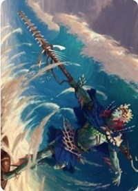 Tazeem Roilmage Art Card [Zendikar Rising Art Series] | Spectrum Games