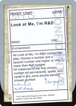 Look at Me, I'm R&D [Unsanctioned] | Spectrum Games