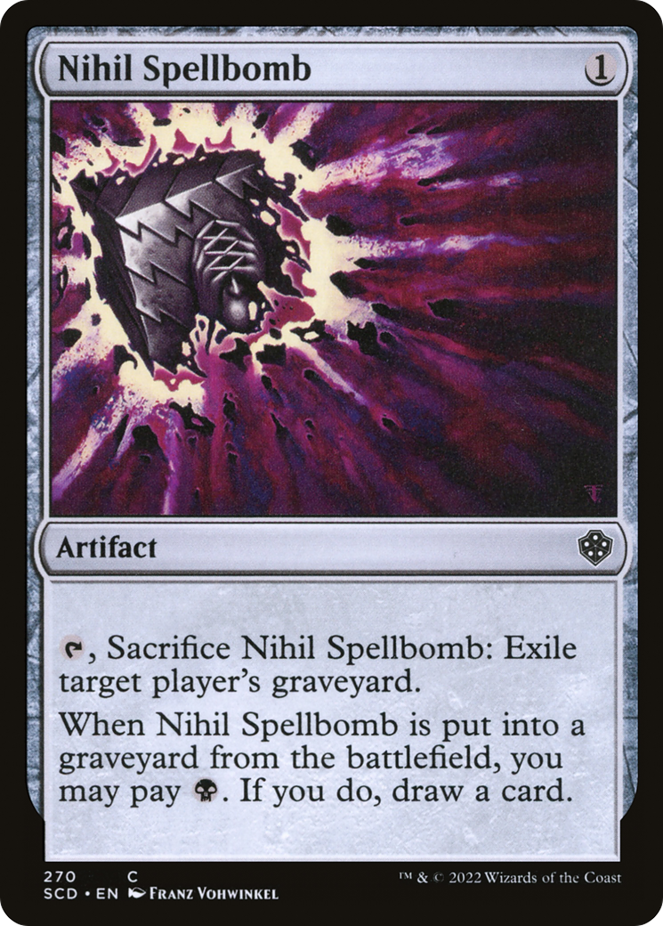 Nihil Spellbomb [Starter Commander Decks] | Spectrum Games