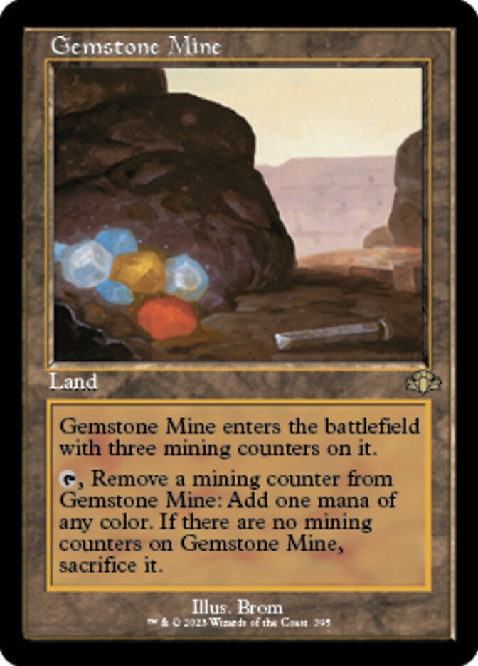 Gemstone Mine (Retro) [Dominaria Remastered] | Spectrum Games