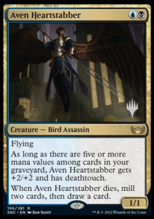Aven Heartstabber (Promo Pack) [Streets of New Capenna Promos] | Spectrum Games