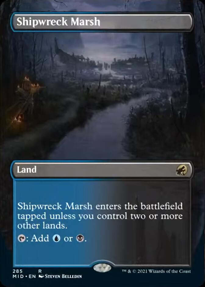 Shipwreck Marsh (Borderless) [Innistrad: Midnight Hunt] | Spectrum Games