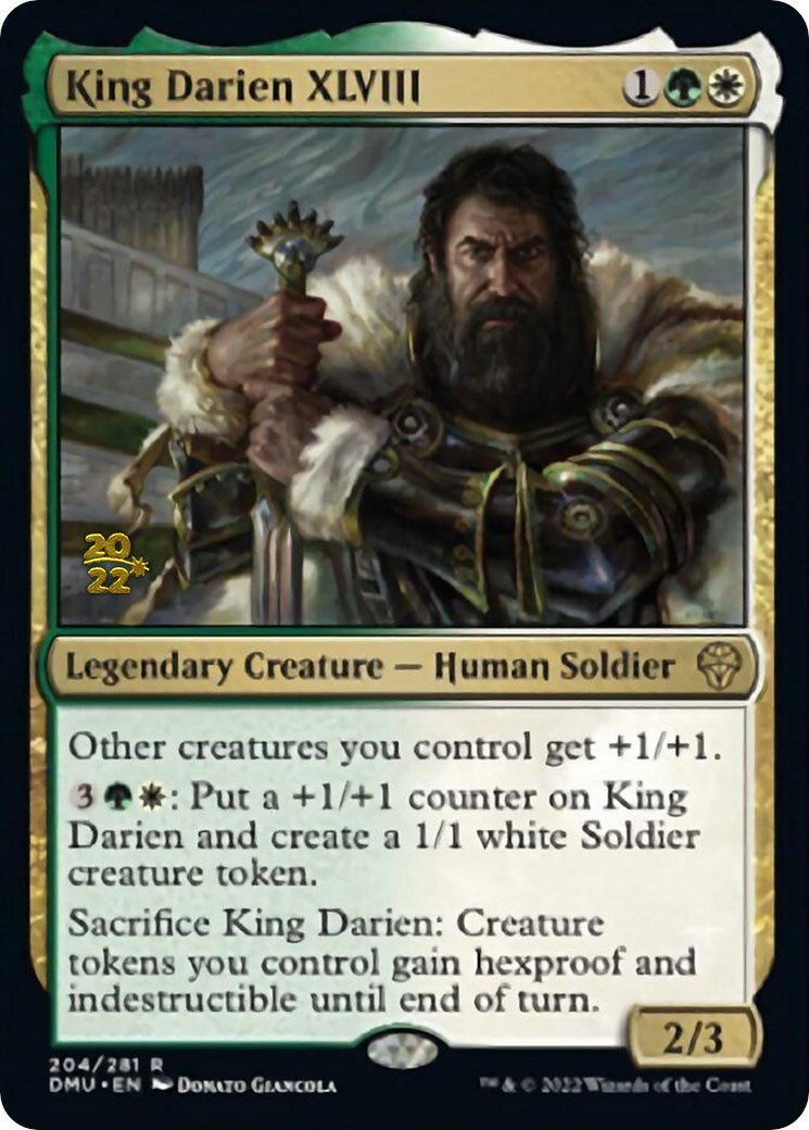 King Darien XLVIII [Dominaria United Prerelease Promos] | Spectrum Games