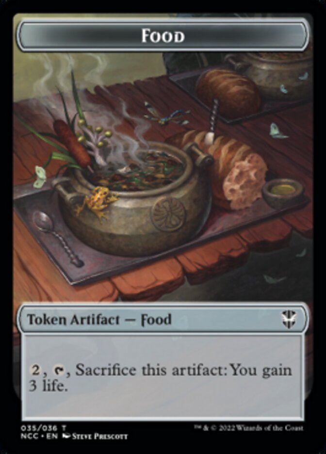 Food // Citizen Double-sided Token [Streets of New Capenna Commander Tokens] | Spectrum Games