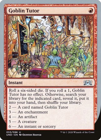 Goblin Tutor [Unsanctioned] | Spectrum Games