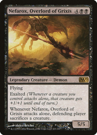 Nefarox, Overlord of Grixis [Magic 2013] | Spectrum Games