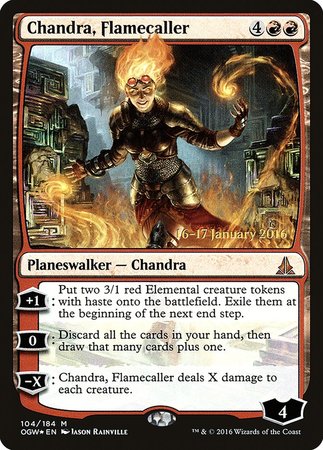 Chandra, Flamecaller [Oath of the Gatewatch Promos] | Spectrum Games