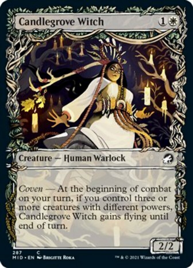 Candlegrove Witch (Showcase Equinox) [Innistrad: Midnight Hunt] | Spectrum Games